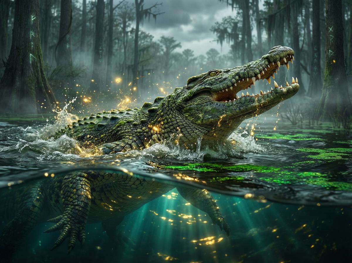 妻社-尼罗鳄水下伏击视频